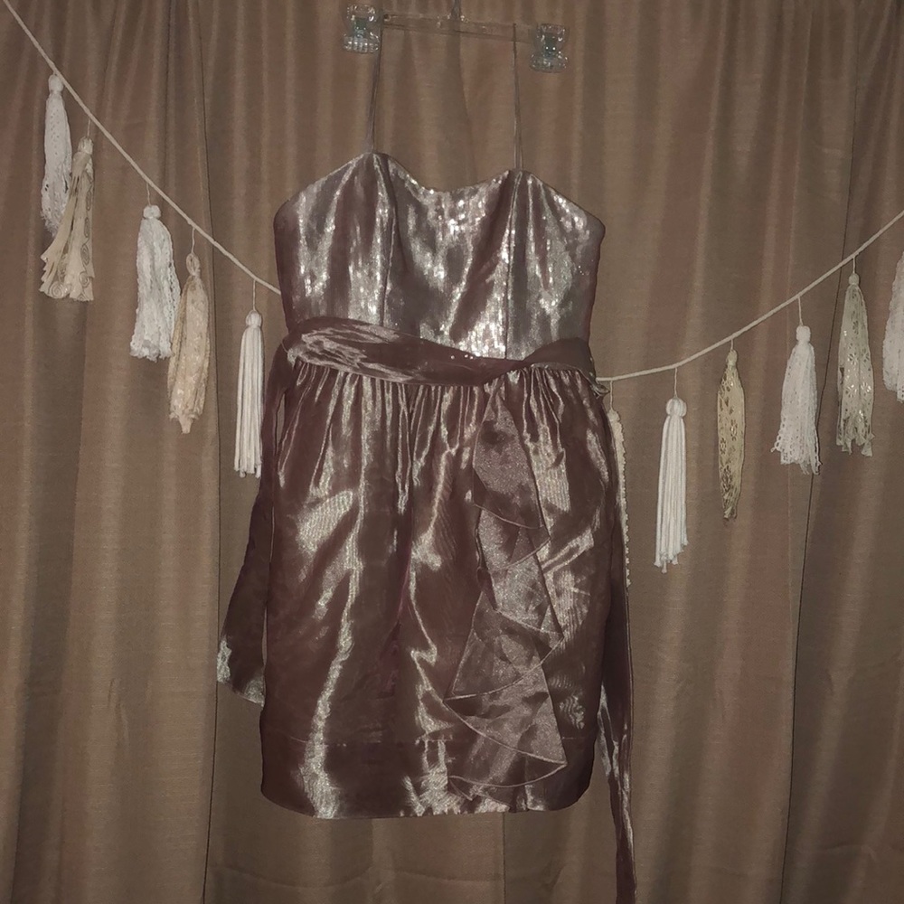 Babydoll sequin top dress